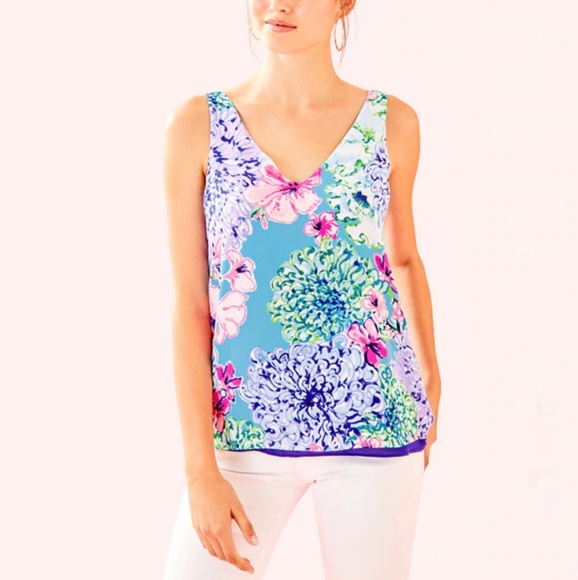 Lilly Pulitzer Tops - Lilly Pulitzer Reversible Florin Tank Top